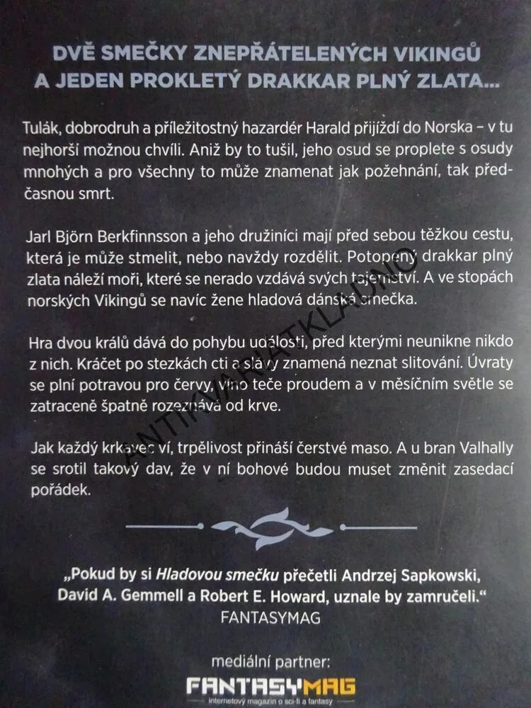 HLADOVÁ SMEČKA, MARTIN SLÁDEK, **an