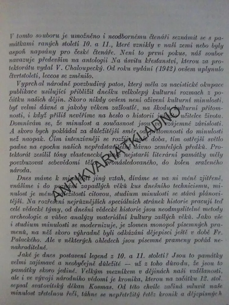 NEJSTARŠÍ LEGENDY PŘEMYSLOVSKÝCH ČECH, **an