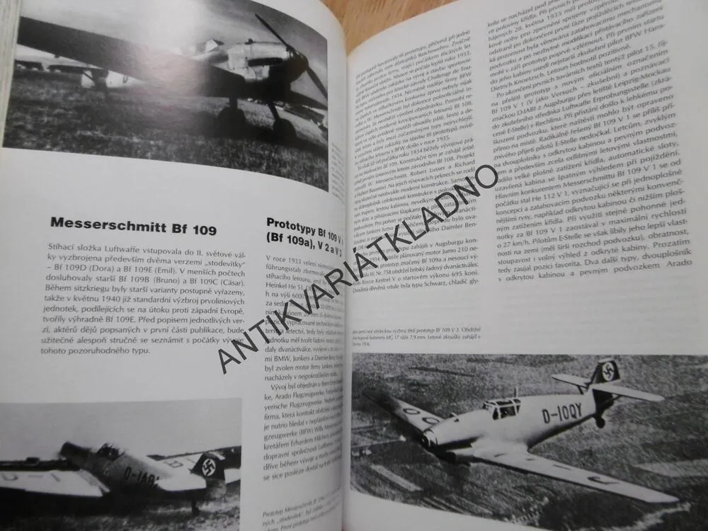 MESSERSCHMITT BF 109, ŠNAJDR, LETECTVÍ, **an