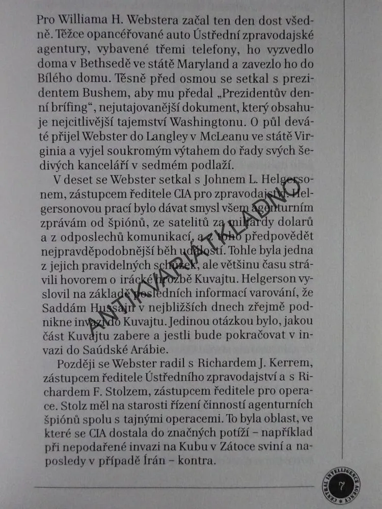 CIA, NEJMOCNĚJŠÍ SVĚTOVÁ ŠPIONÁŽNÍ AGENTURA, RONALD KESSLER, **an