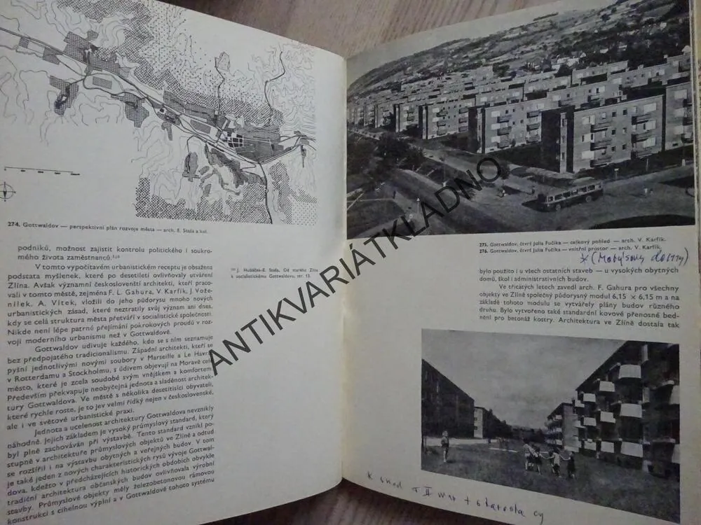 URBANISMUS SOCIALISTICKÉHO ČESKOSLOVENSKA, ŠVIDKOVSKIJ, 1966. **an