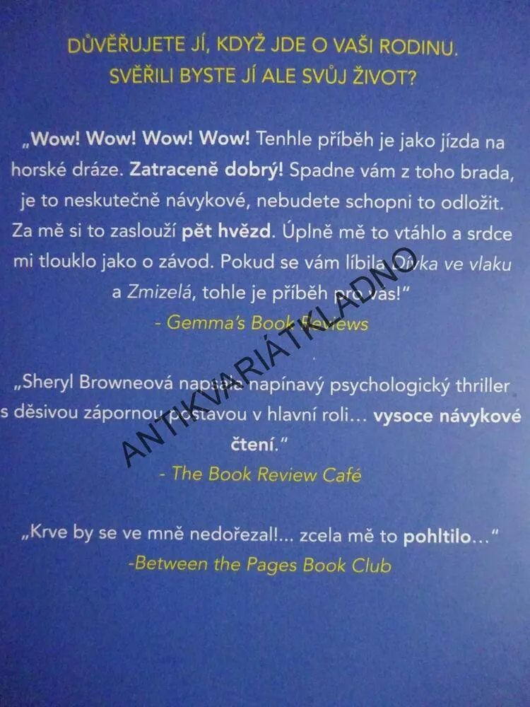 VZORNÁ CHŮVA, SHERYL BROWNEOVÁ, **an