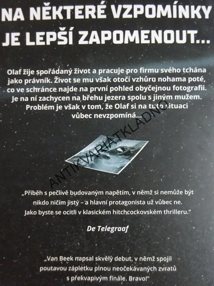 AMNÉZIE, KASPER VAN BEEK, **an