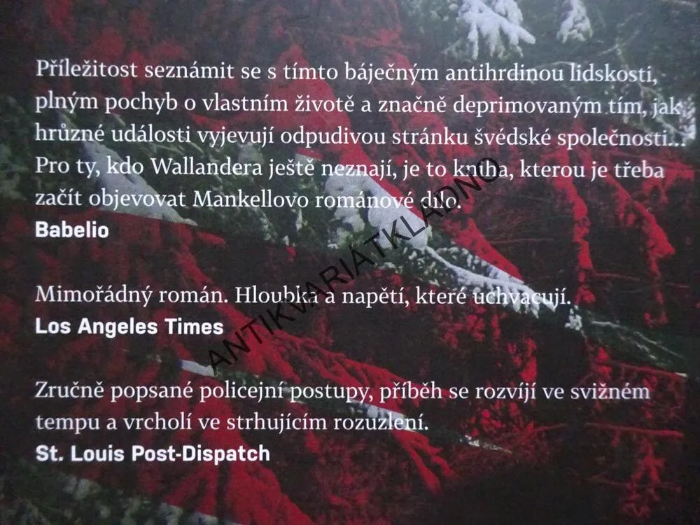 VRAZI BEZ TVÁŘE, HENNING MANKELL, **an