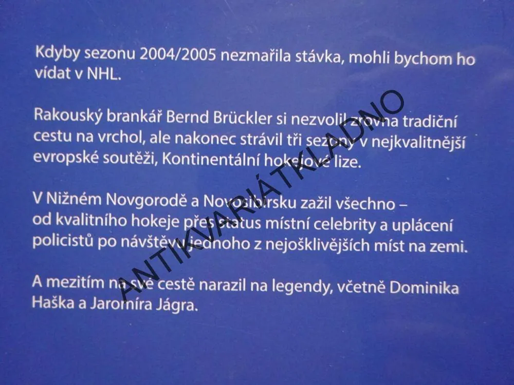 RUSKO, ZEMĚ NEOMEZENÝCH MOŽNOSTÍ, KHL, BERND BRÜRKLER, RISTO PAKARINEN, **an