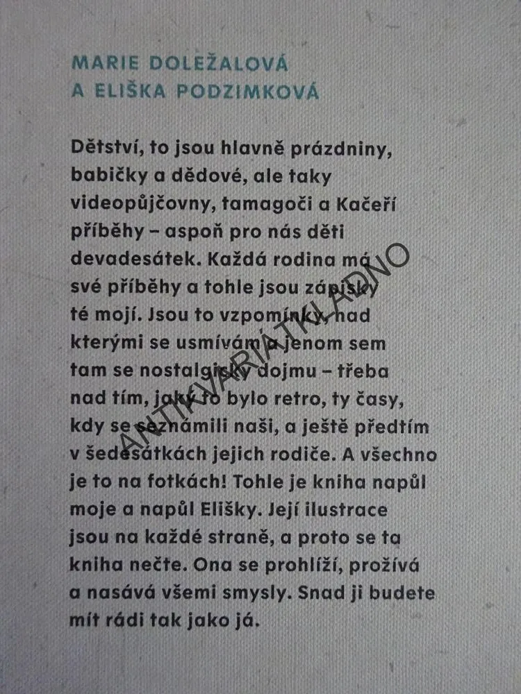 JEDEN KOPEČEK ŠMOULOVÝ, MARIE DOLEŽALOVÁ, ELIŠKA PODZIMKOVÁ, **an