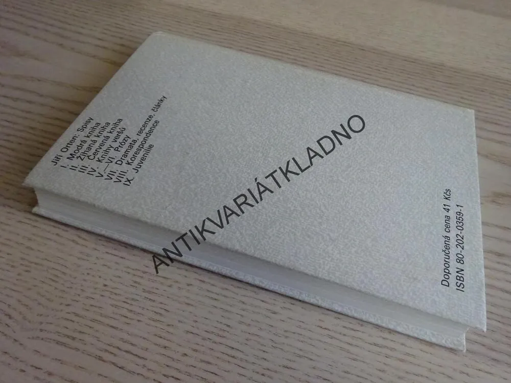 MODRÁ KNIHA, JIŘÍ ORTEN