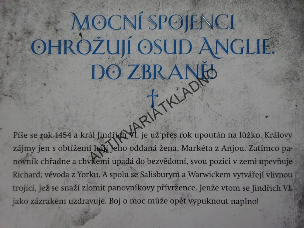 VÁLKA RŮŽÍ, TROJICE, CONN IGGULDEN, **an