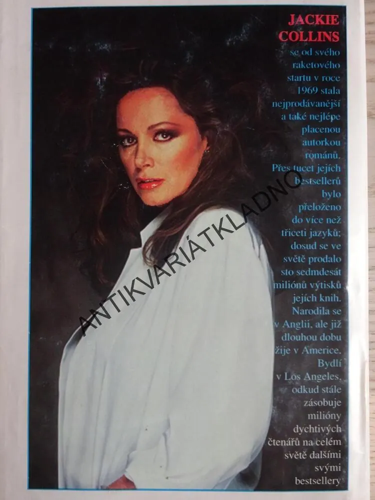 ŠANCE, JACKIE COLLINS, **an