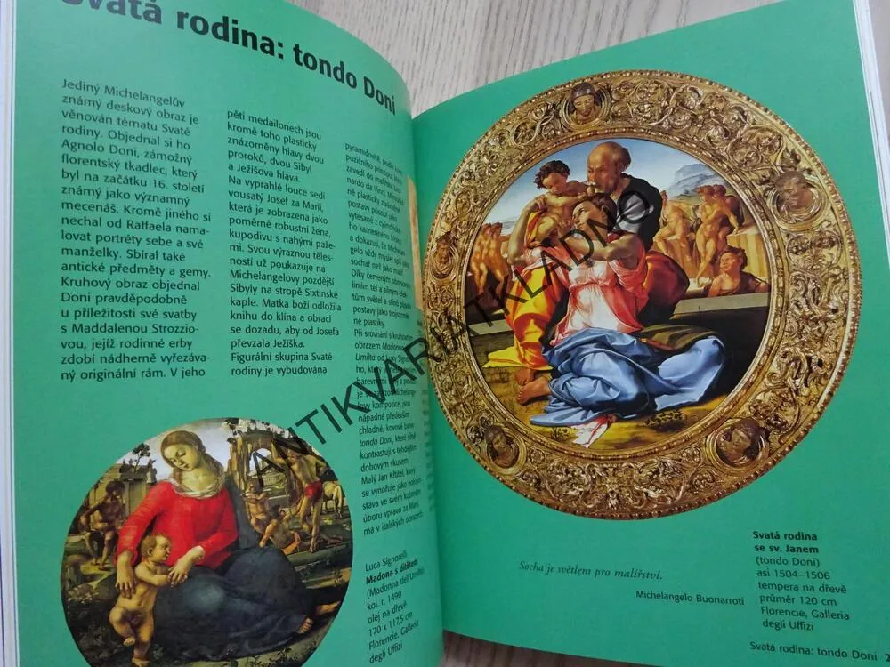 MICHELANGELO, MALÝ UMĚLECKÝ PRŮVODCE, **an