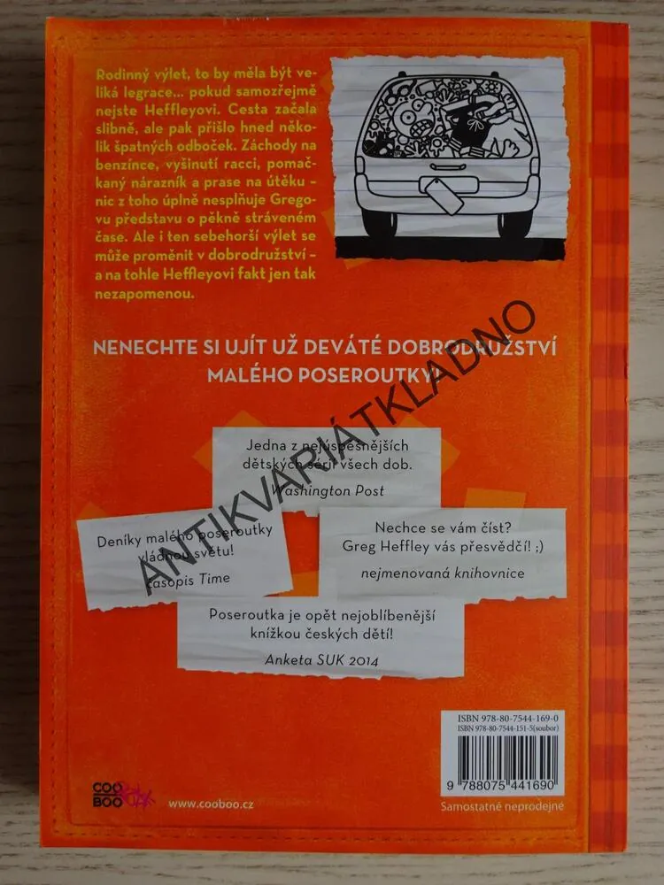 DENÍK MALÉHO POSEROUTKY, 9. VÝLET ZA VŠECHNY PRACHY, JEFF KINNEY, **an