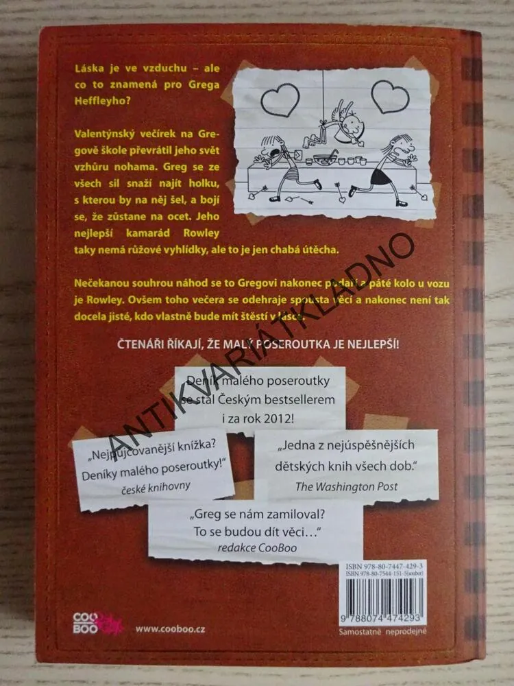 DENÍK MALÉHO POSEROUTKY,7., PÁTÉ KOLO U VOZU, JEFF KINNEY, **an