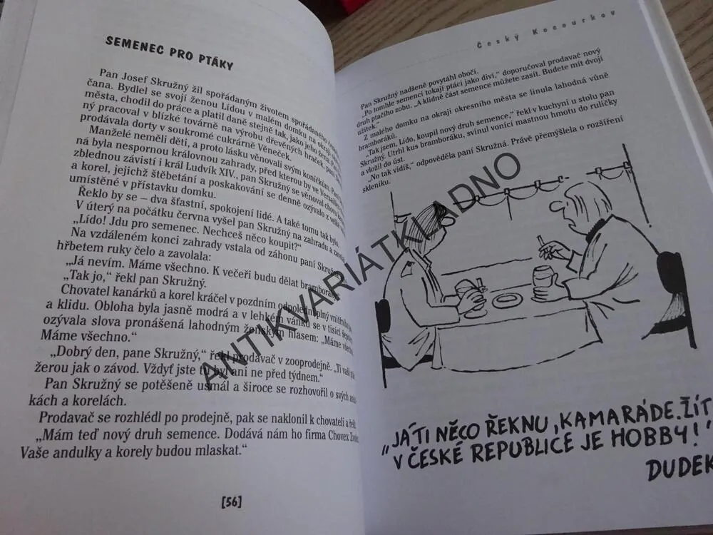 ČESKÝ KOCOURKOV, OLDŘICH DUDEK, **an
