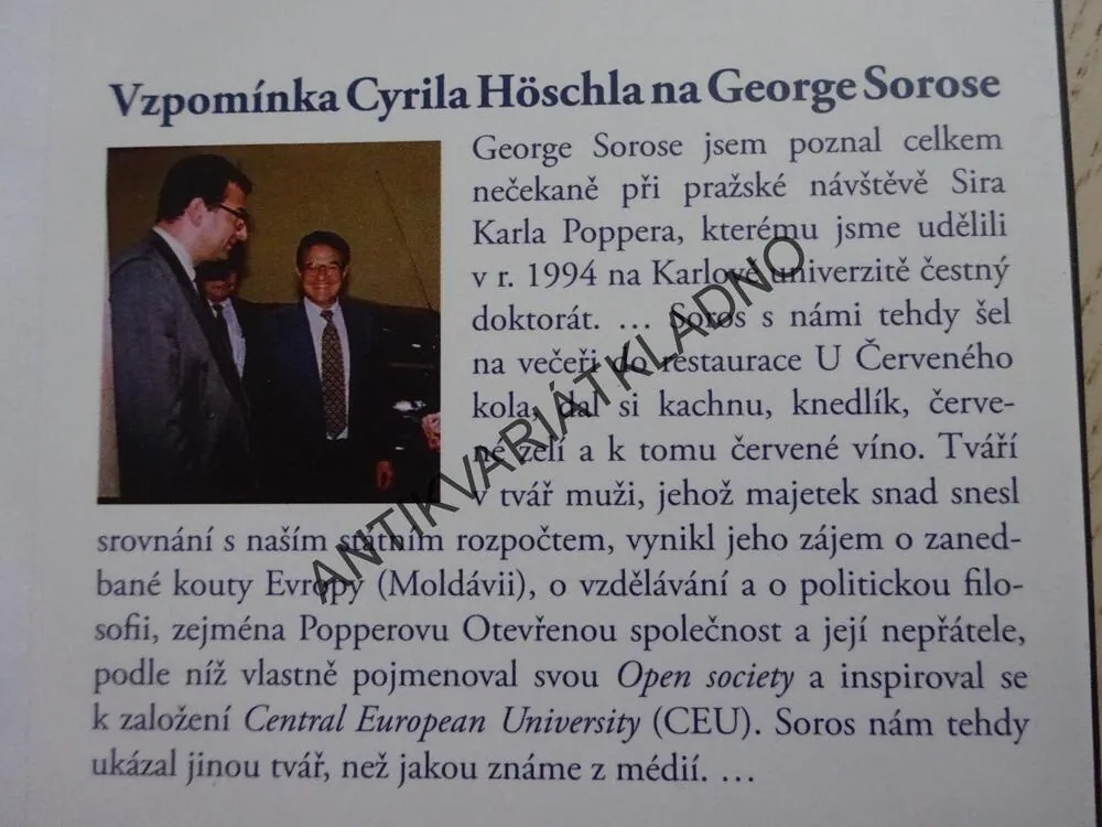 MAŠKARÁDA KOLEM SMRTI, TIVADAR SOROS, **an