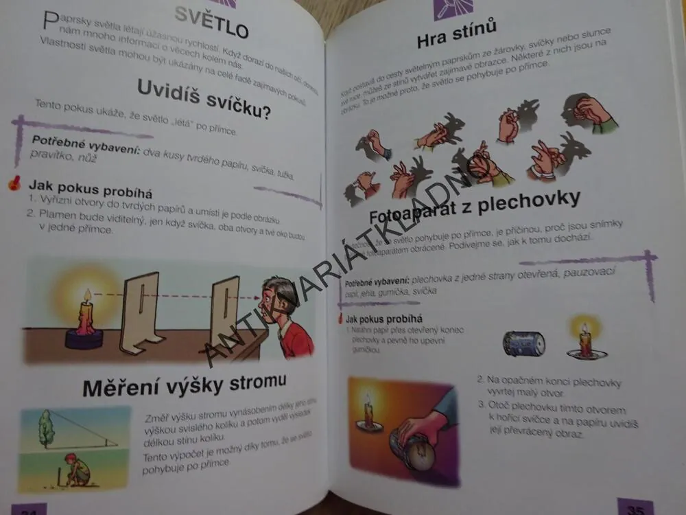 MALÝ VĚDEC 2., EXPERIMNENTY, KTERÉ ,ŮŽETE PROVÁDĚT I DOMA, SENCANSKI, **an