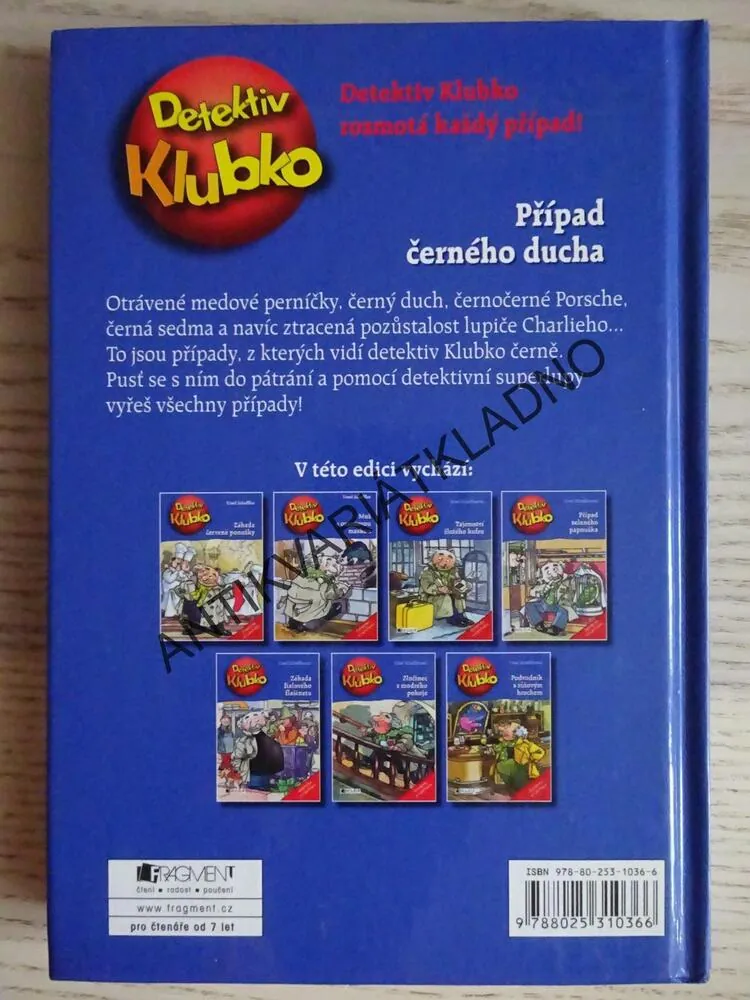DETEKTIV KLUBKO, PŘÍPAD ČERNÉHO DUCHA, SCHEFF, **an
