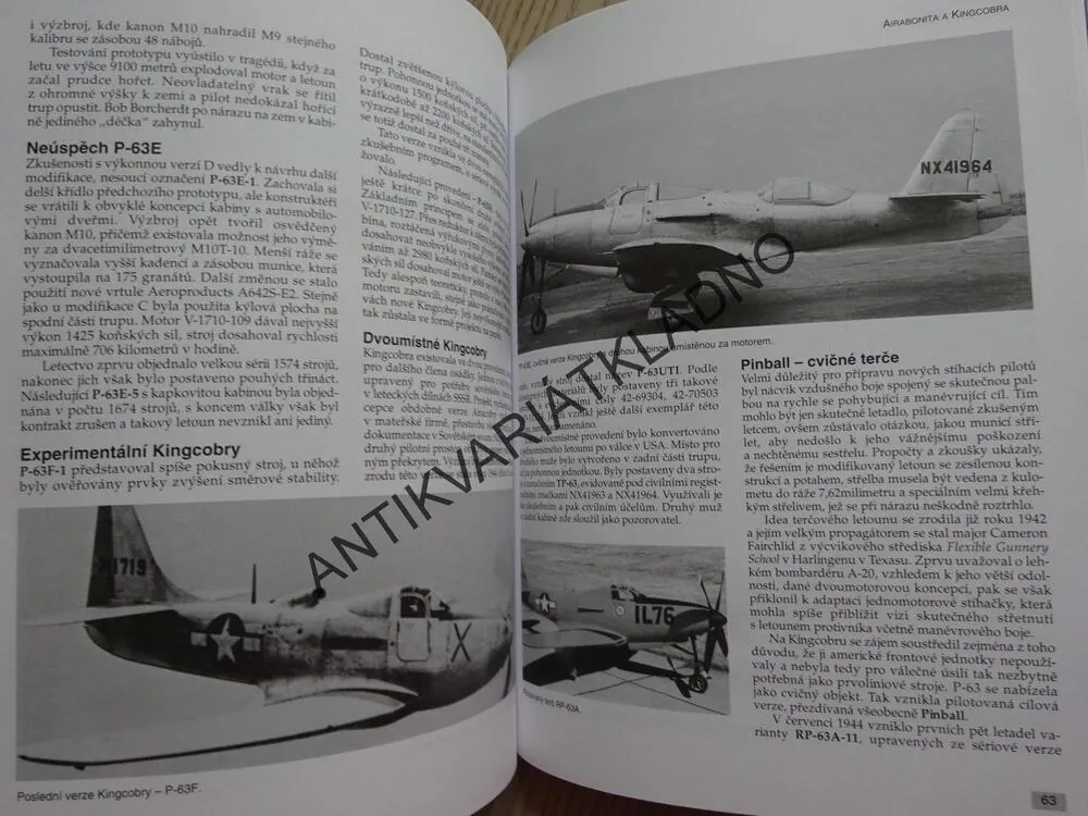 BOJOVÉ LEGENDY, P-39 AIRACOBRA, PEJČOCH, **an