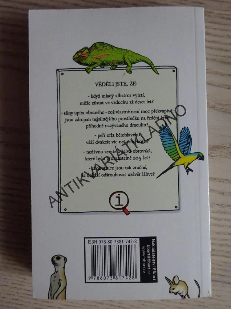 KNIHA VŠEOBECNÉ NEVĚDOMOSTI O ZVÍŘATECH, JOHN LLOYD, JOHN MITCHISON, **an