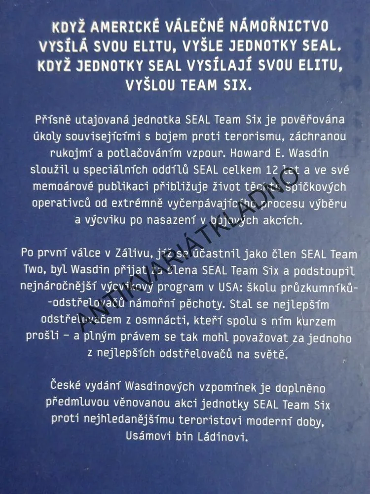 SEAL TEAM SIX, WASDIN, TEMPLIN, **an