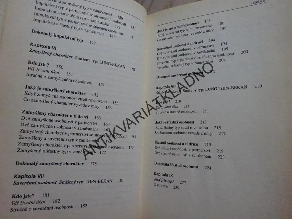 SEDMERO ZÁKONŮ ŠTĚSTÍ, GERTI SAMELOVÁ, **an
