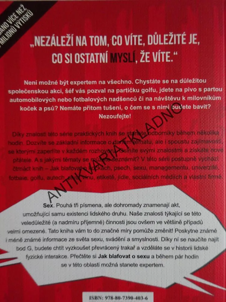 JAK BLAFOVAT O SEXU, SARAH BREWER, TIM WEBB, **an