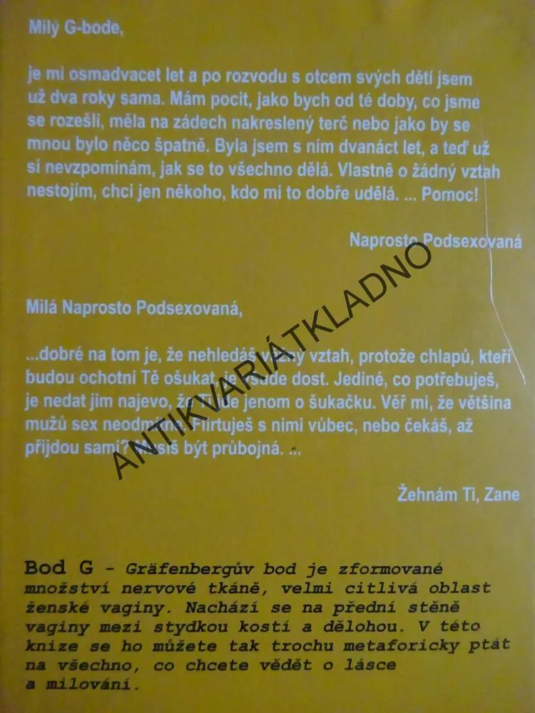 BOD G, ZANE, **an