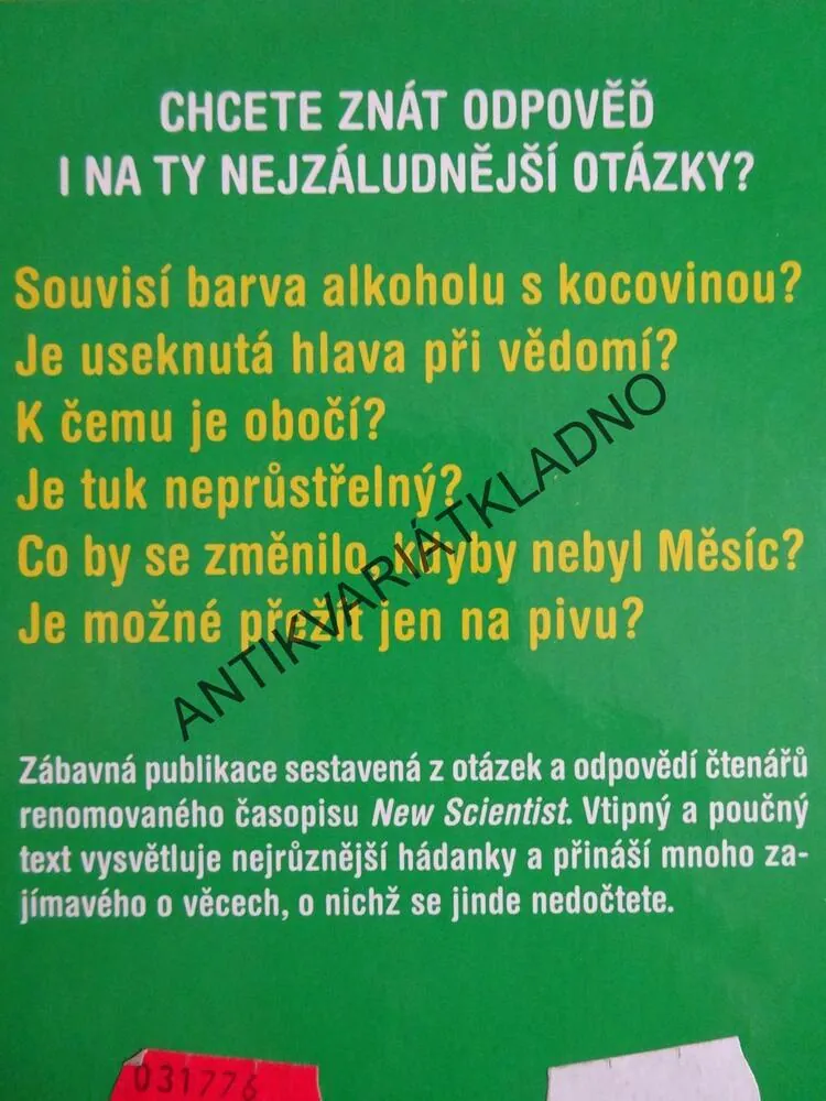 PROČ MÁ PIVO BÍLOU PĚNU, MICK O'HARE, **an