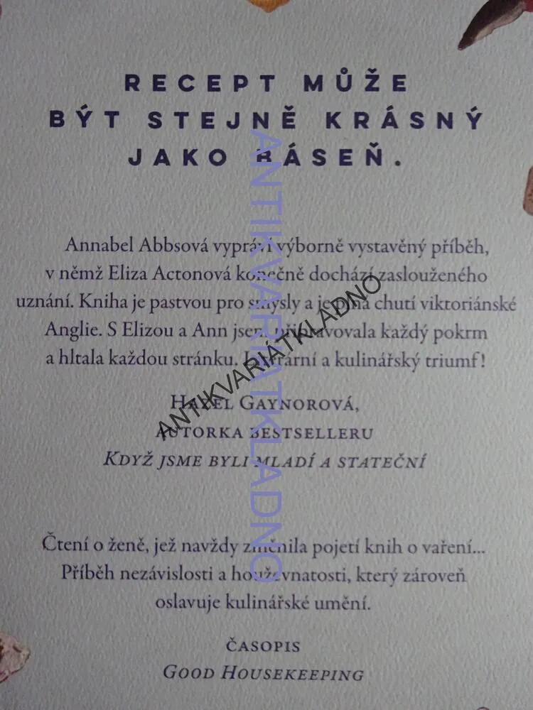 ANGLICKÁ KUCHYNĚ SLEČNY ELIZY, ANNABEL ABBSOVÁ, **an
