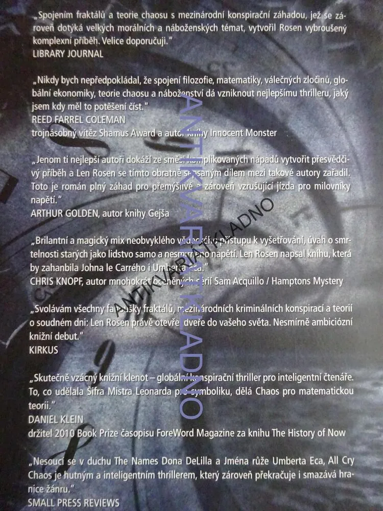 HLASY CHAOSU, LEONARD ROSEN, **an