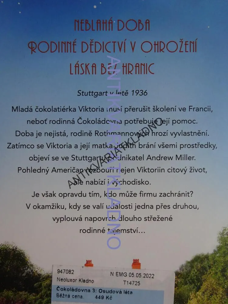ČOKOLÁDOVNA, OSUDOVÁ LÉTA, MARIA NIKOLAI, **an