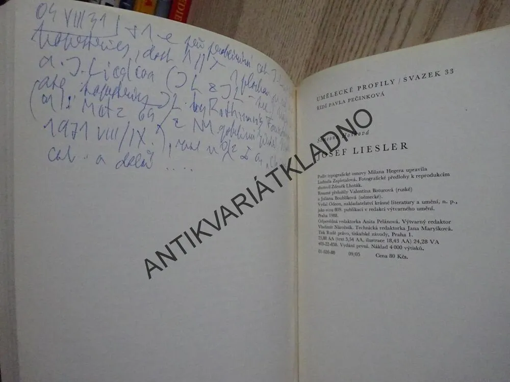 JOSEF LIESLER, SIMONA HOŠKOVÁ, **an
