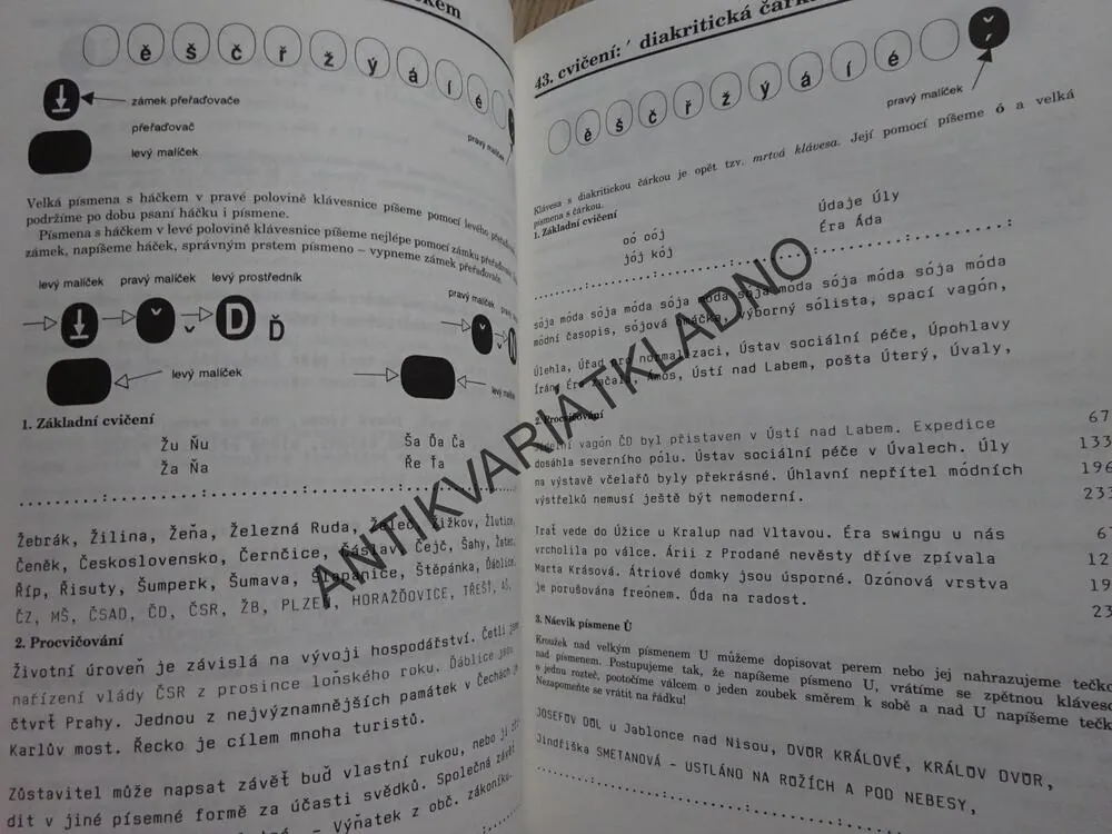 TECHNIKA ADMINISTRATIVY 1, PSANÍ NA STROJI