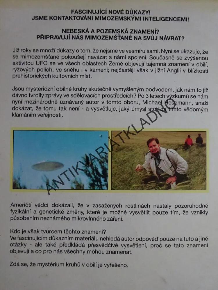 POSELSTVÍ Z VESMÍRU, HESEMANN, **an