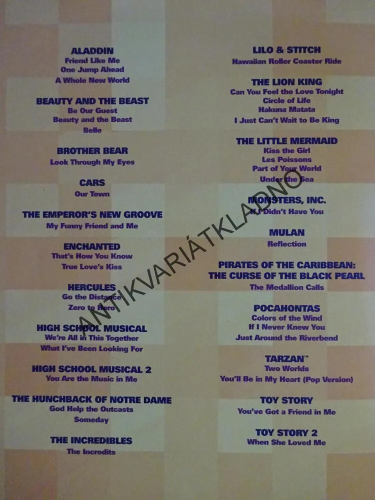 DISNEY MEGA-HIT MOVIES, WALT DISNEY, **an