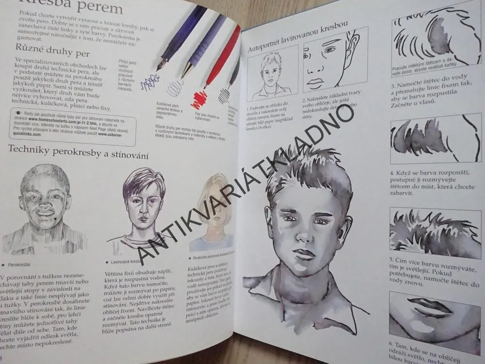 KRESLÍME PORTRÉT, PRO ŠKOLÁKY A PŘEDŠKOLÁKY, **an