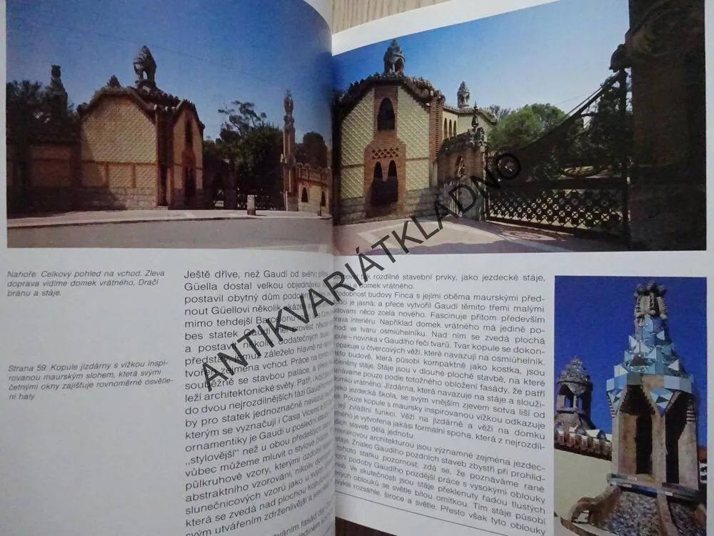 GAUDÍ, ARCHITEKTURA, ŠPANĚLSKO, **an