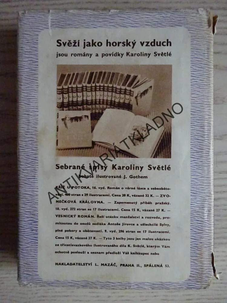 ANNA Z KUNŠTÁTU, JOSEF SVÁTEK, **an