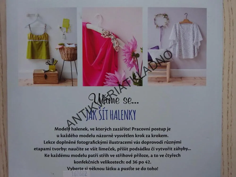 UČÍME SE ... JAK ŠÍT HALENKY, VČETNĚ STŘIHOVÉ PŘÍLOHY, **an