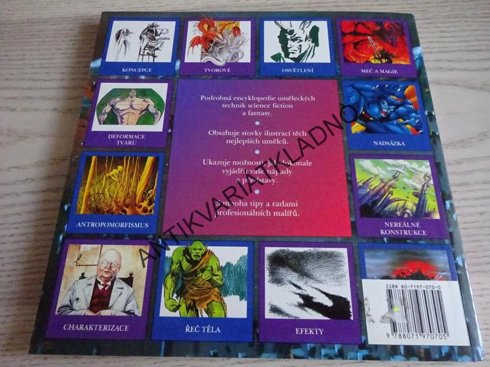 ENCYKLOPEDIE MALÍŘSKÝCH TECHNIK FANTASY A SCIENCE FICTION, JOHN GRANT, RON TINER, **an