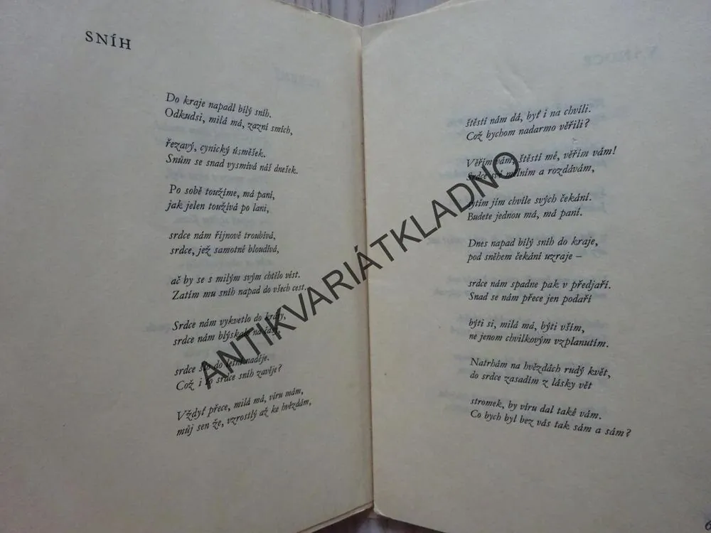 KŘEHKÉ SNY, BOHUŠ FR. BENEŠ
