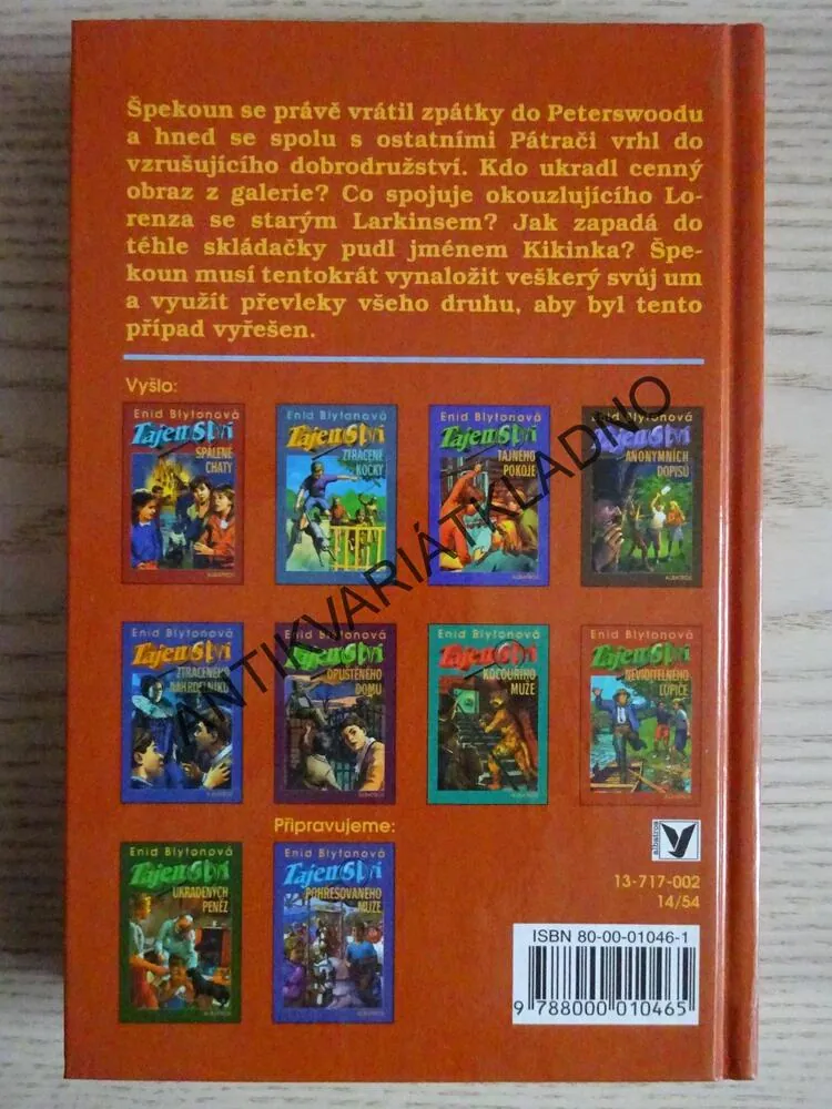 TAJEMSTVÍ  LIŠÁKOVA DOUPĚTE, ENID BLYTONOVÁ, **an