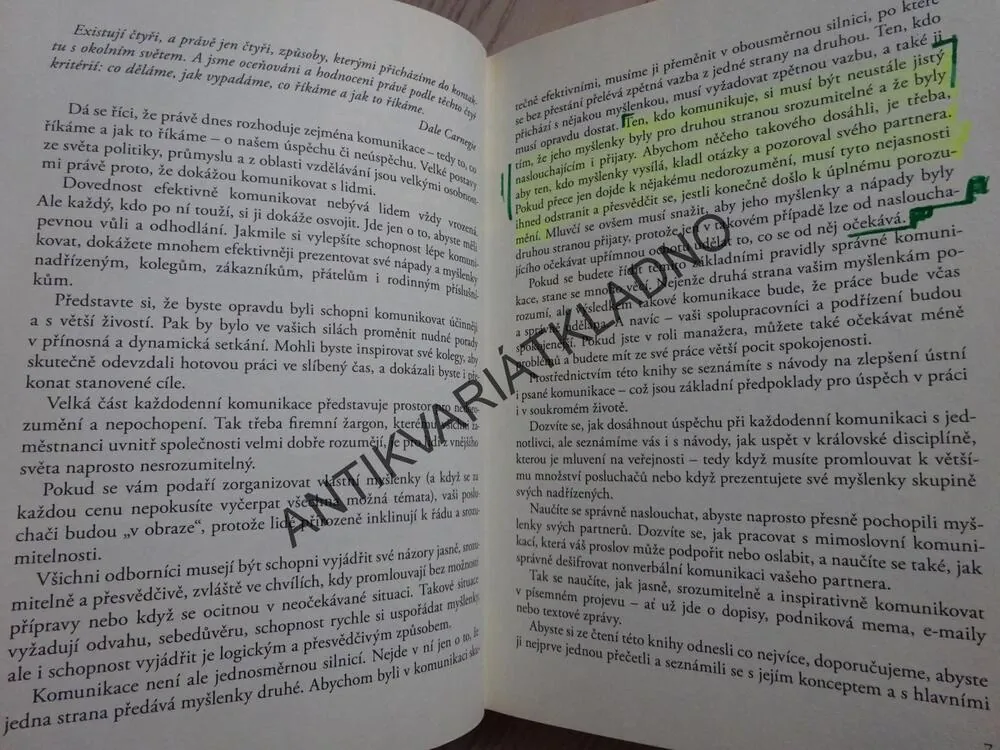 JAK SPRÁVNĚ MYSLET, JEDNAT A MLUVIT, DALE CARNEGIE, **an