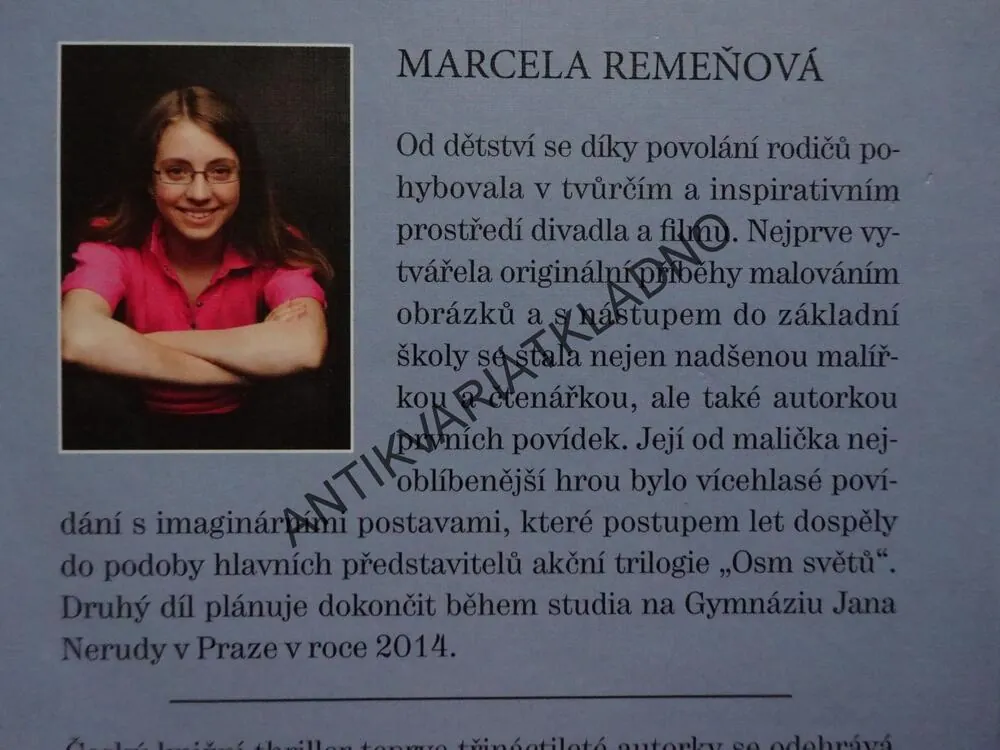 SEZNÁMENÍ, OSM SVĚTŮ, MARCELA REMEŇOVÁ, **an