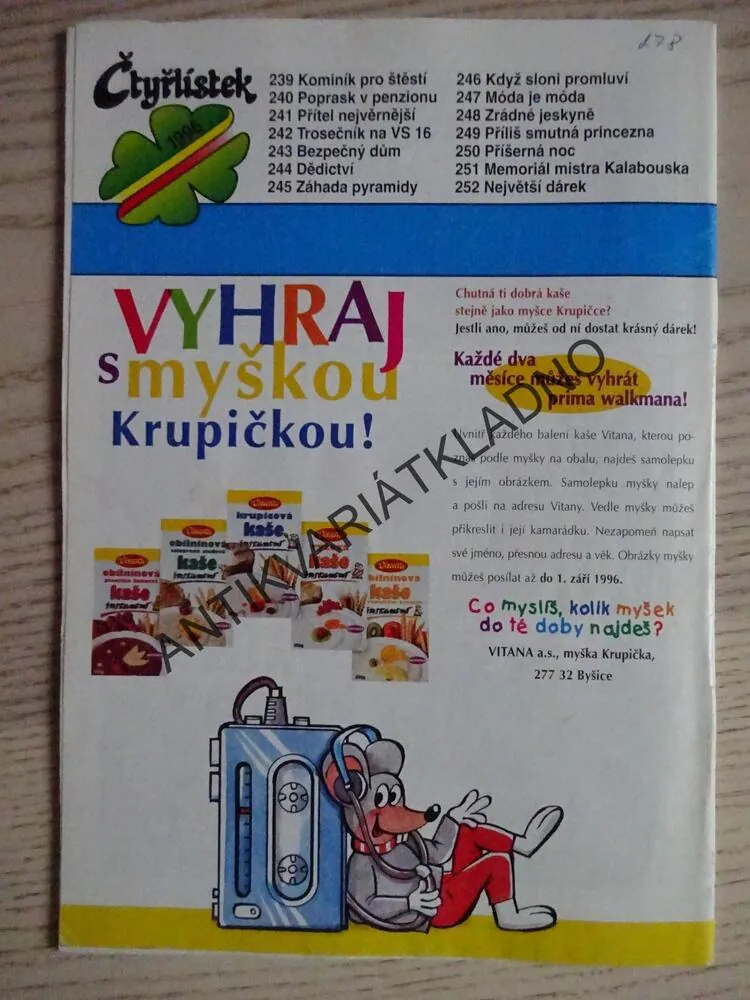ČTYŘLÍSTEK 244 - DĚDICTVÍ