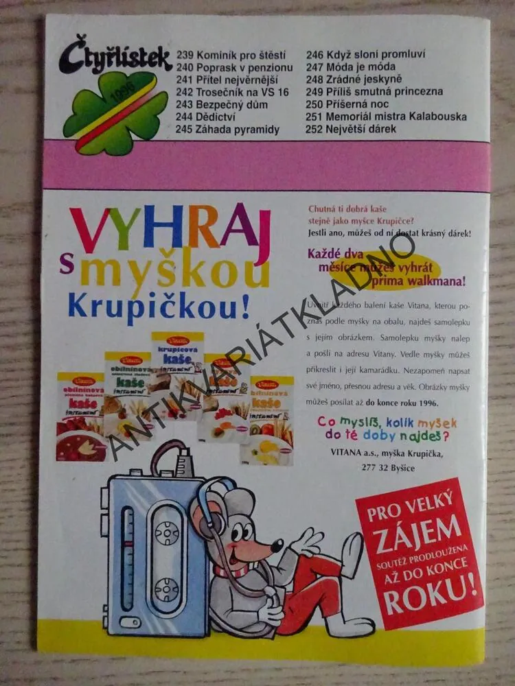 ČTYŘLÍSTEK 246 - KDYŽ SLONI PROMLUVÍ