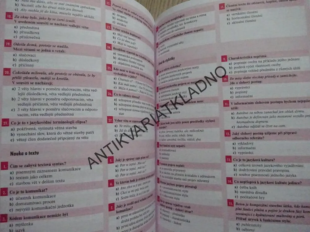 ODMATURUJ Z ČESKÉHO JAZYKA, DIDAKTIS