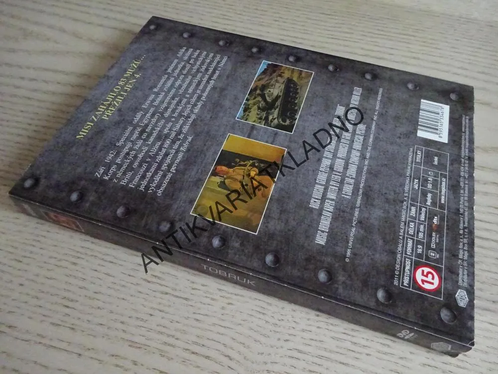 TOBRUK, ROCK HUDSON, DVD FILM