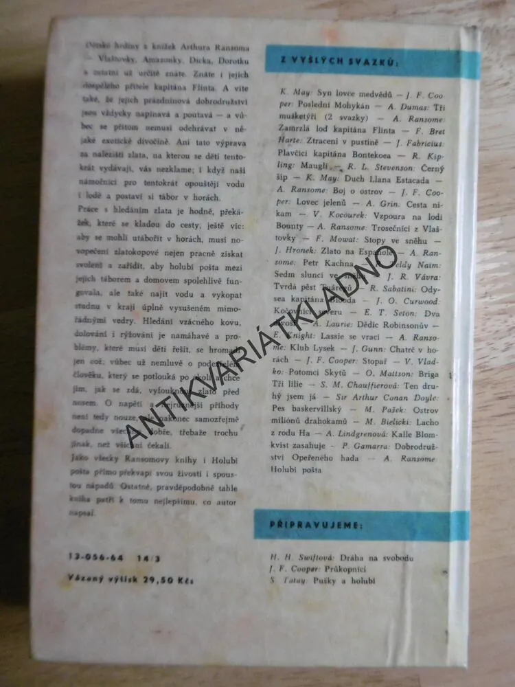 KOD 76 - HOLUBÍ POŠTA, ARTHUR RANSOME, **an