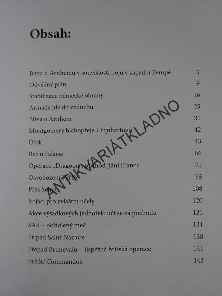 BITVA U ARNHEMU A VÁLKA V ZÁPADNÍ EVROPĚ, JOHN PREGER, C. W. STAR BUSMANN, **an
