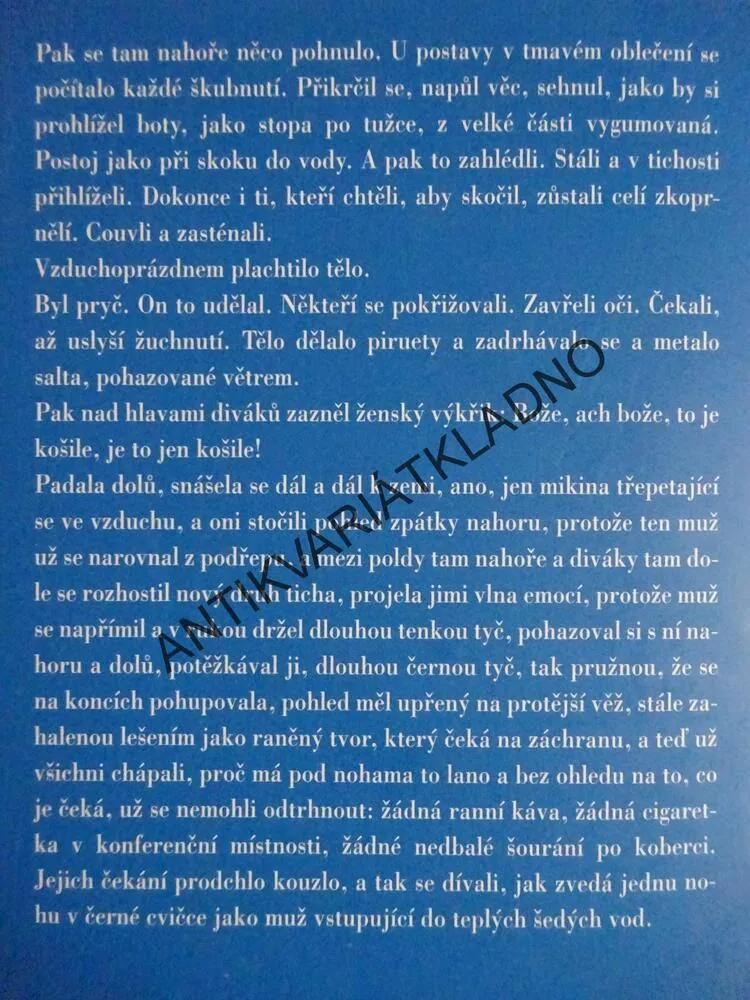 CO SVĚT SVĚTEM STOJÍ, COLUM MCCANN, **an